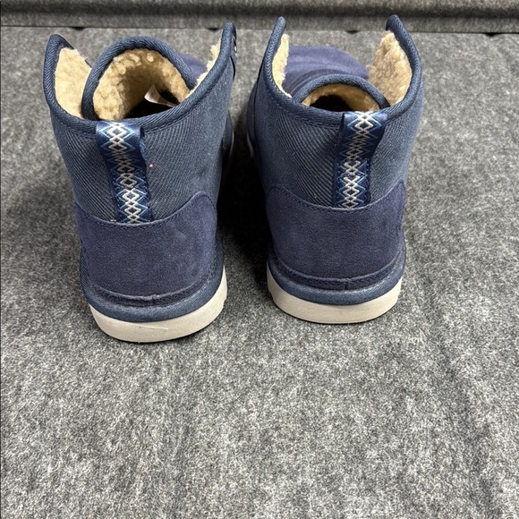 UGG Blue Chukka Boots with Suede Upper and Rubber Sole - Picture 3 of 8